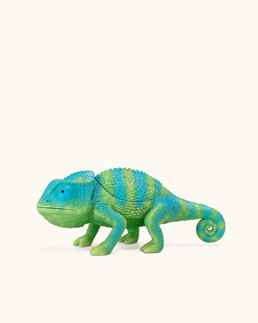 Hazel Chameleon Clutch - Green/Blue