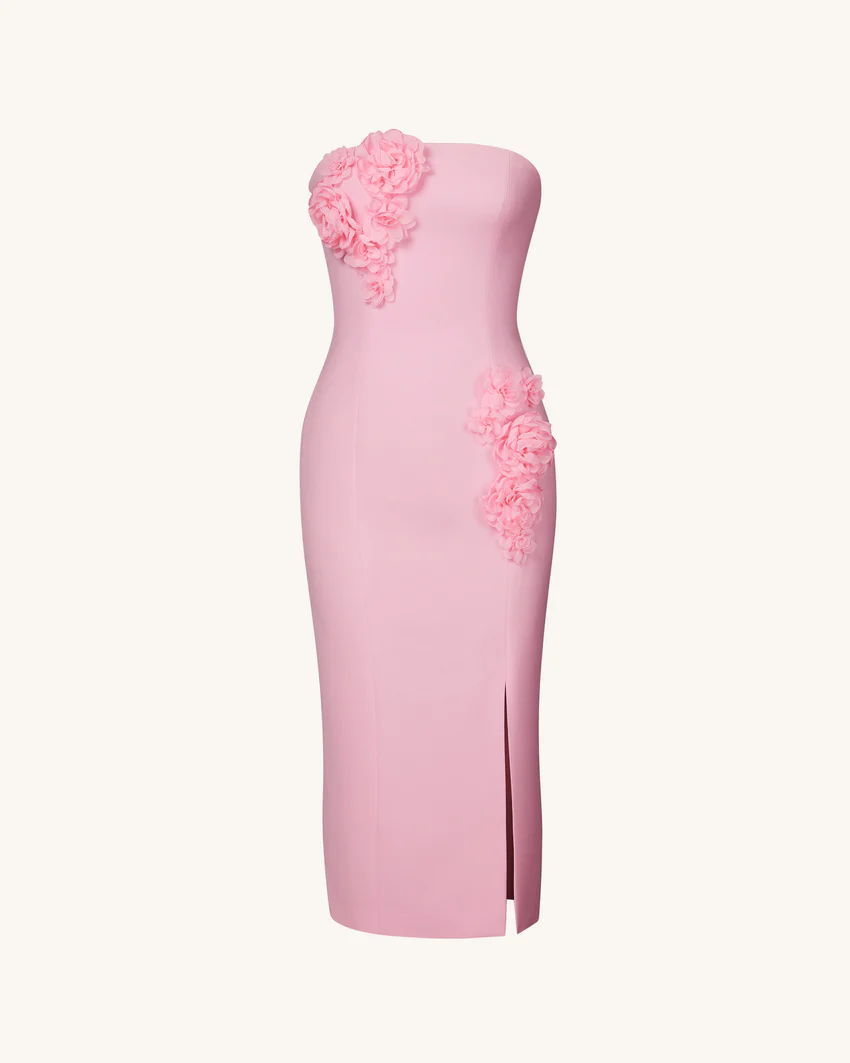 Petal Perfection Cocktail Dress - Pink