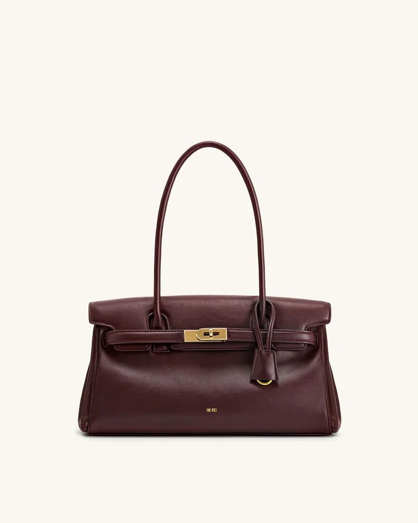 Yara Shoulder Bag - Deep Burgundy