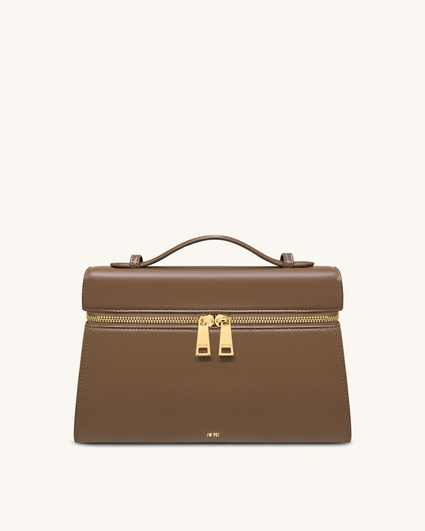 Thea Large Top Handle Bag - Mocha Brown