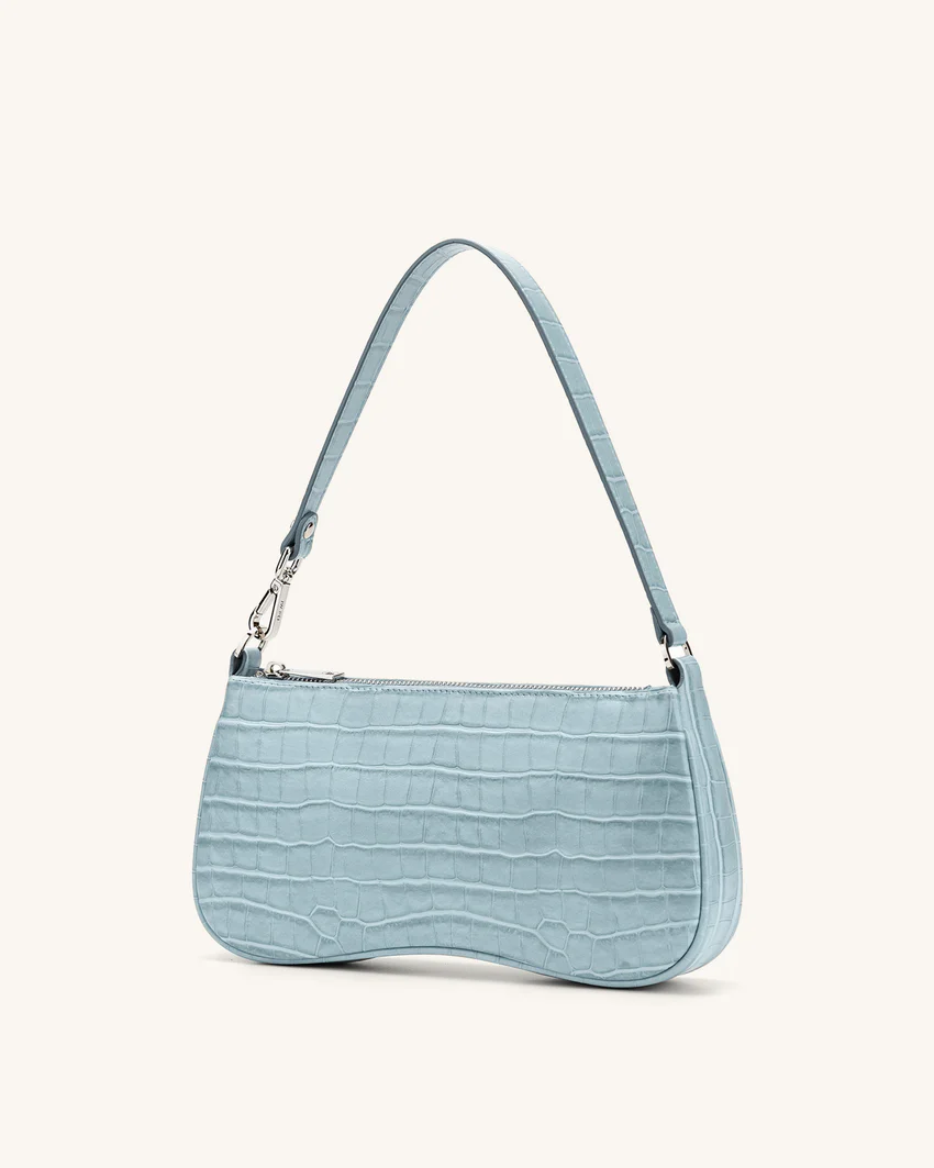 Eva Shoulder Handbag - Ice Croc