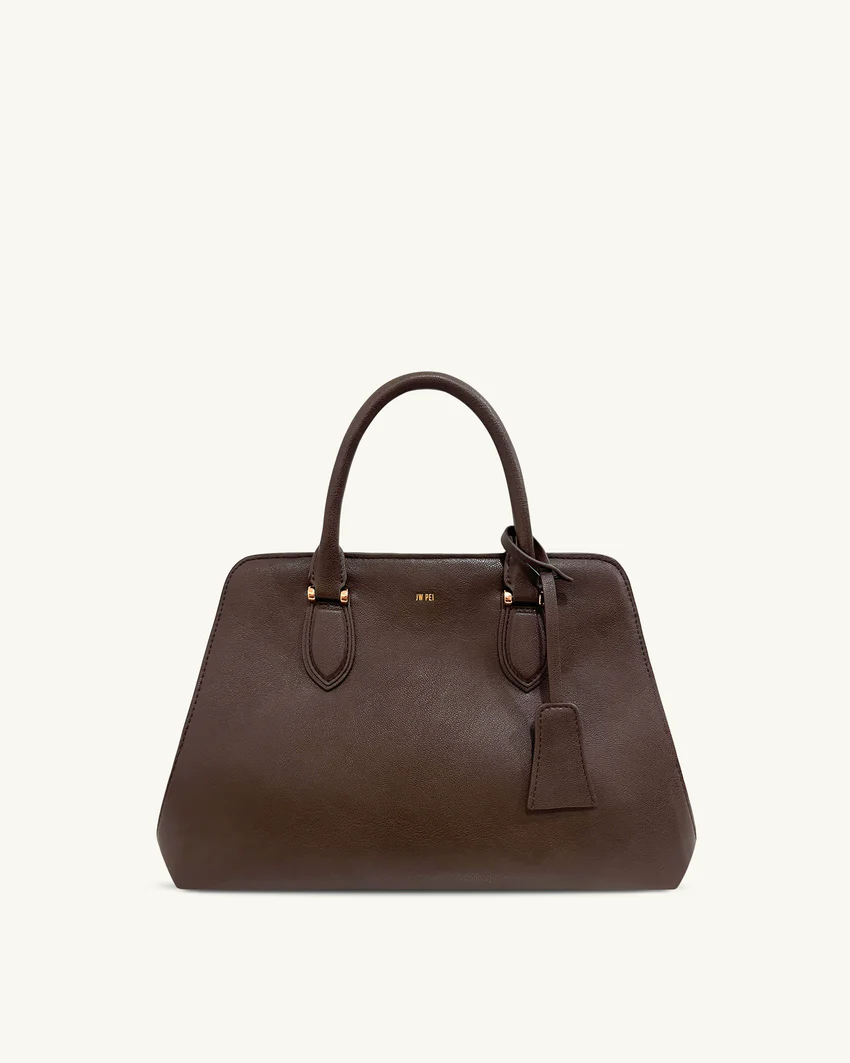 Lara Tote Bag - Dark Brown