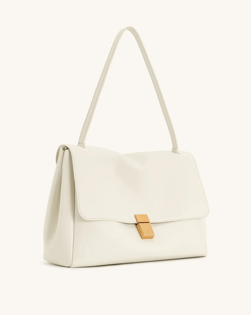 Hilary Shoulder Bag - White