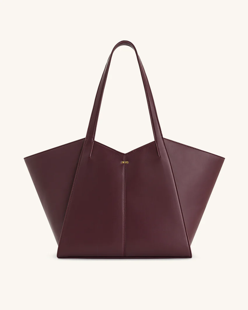 Kiana Large Capacity Tote Bag - Deep Claret