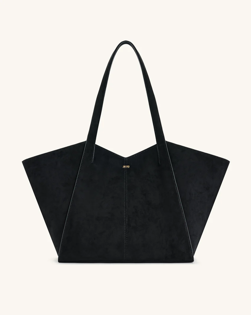 Kiana Large Capacity Tote Bag - Black