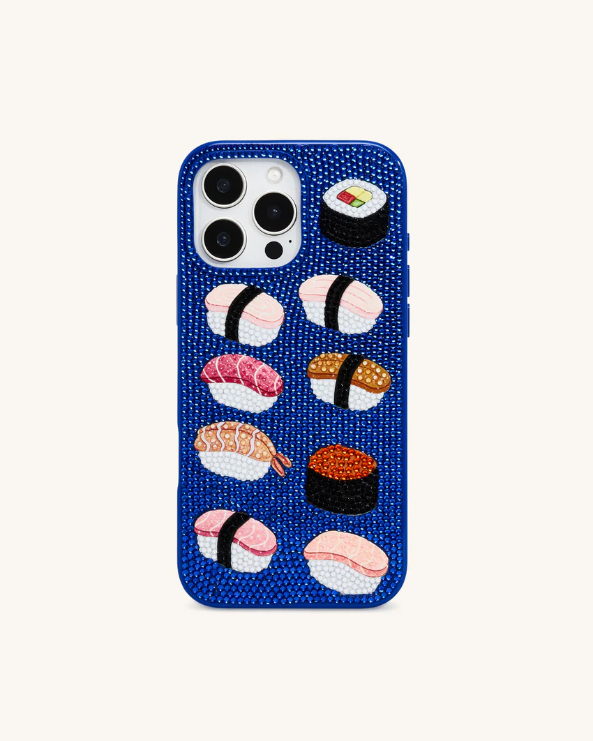 Sushi Phone Case - Multicolor Blue