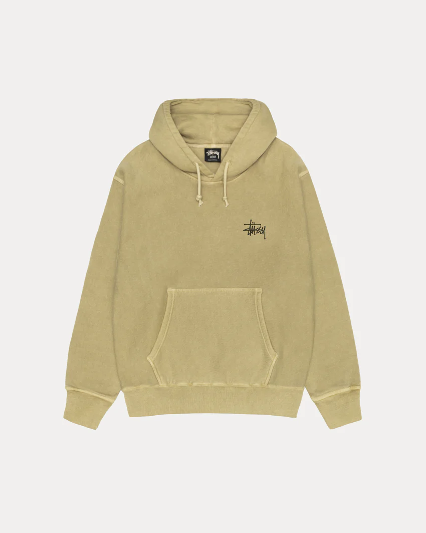 BASIC STÜSSY HOODIE PIGMENT DYED