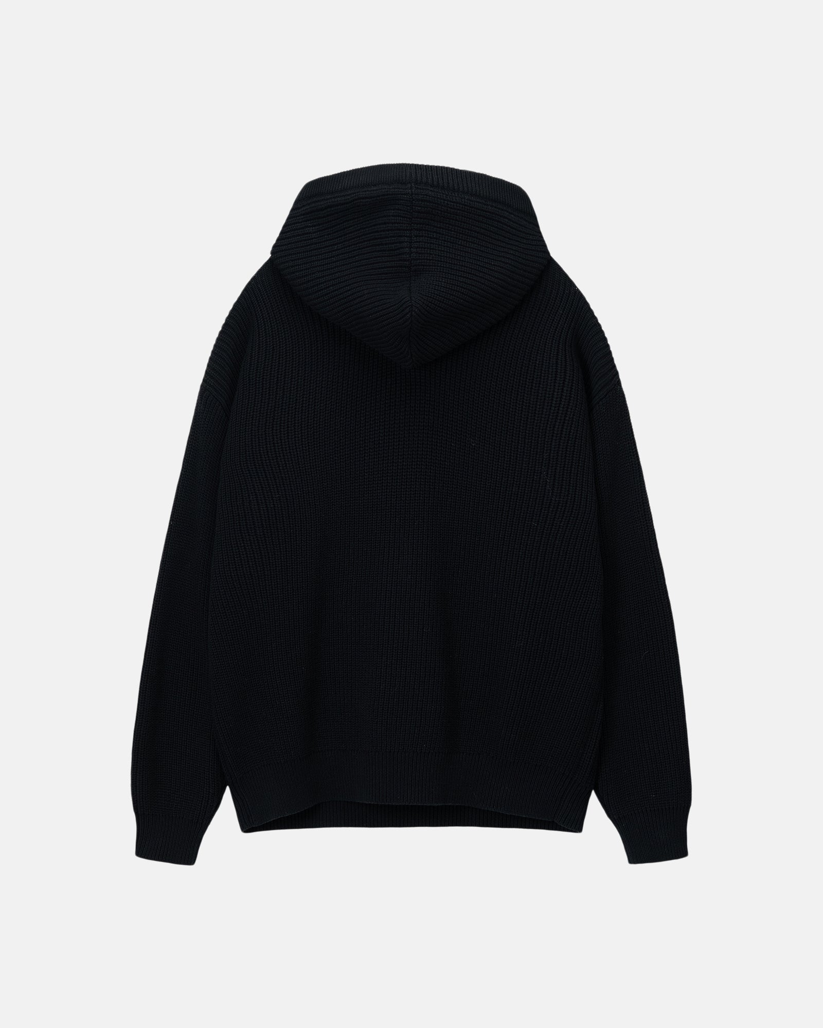 COTTON KNIT HOODIE